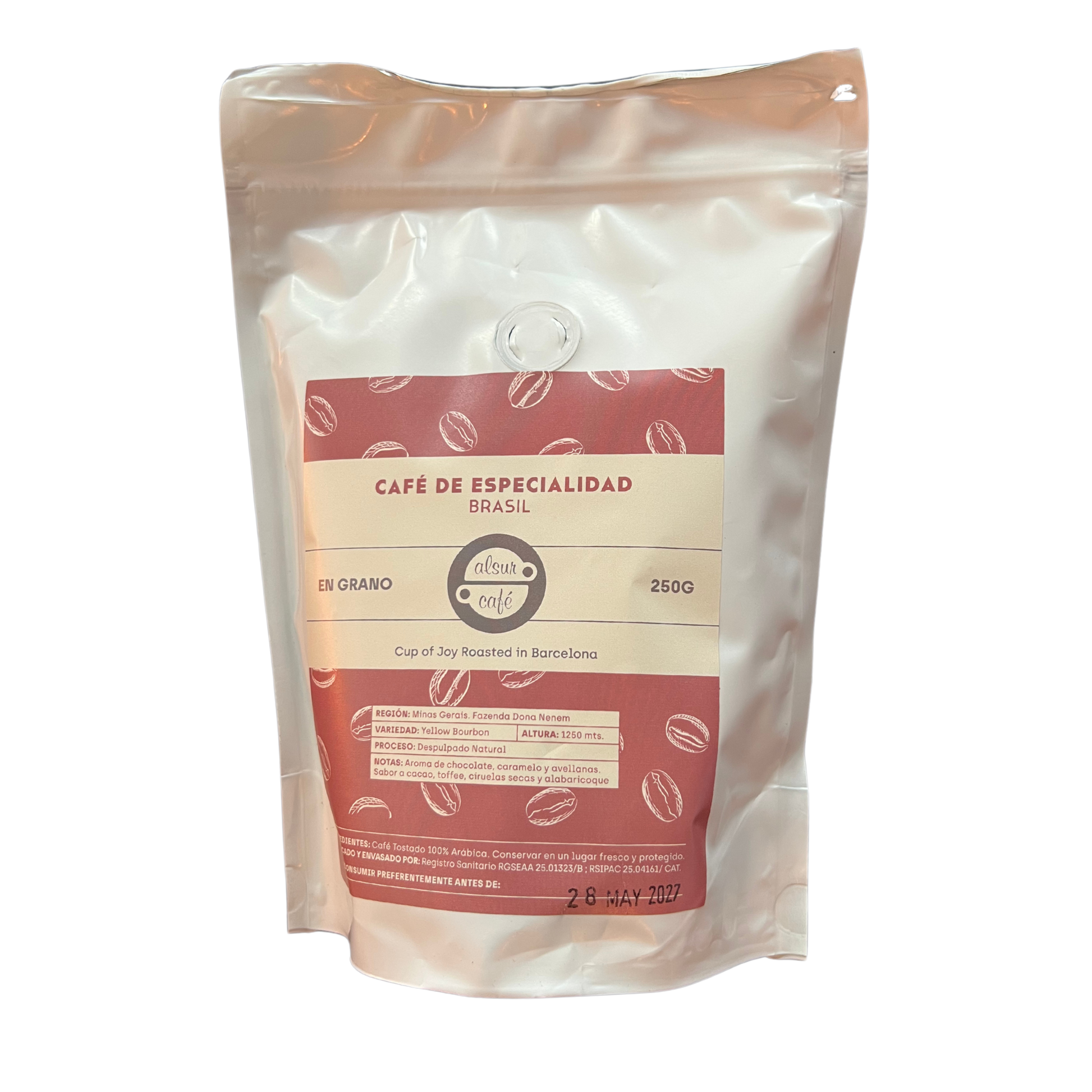 Café de especialidad Alsur.     En grano