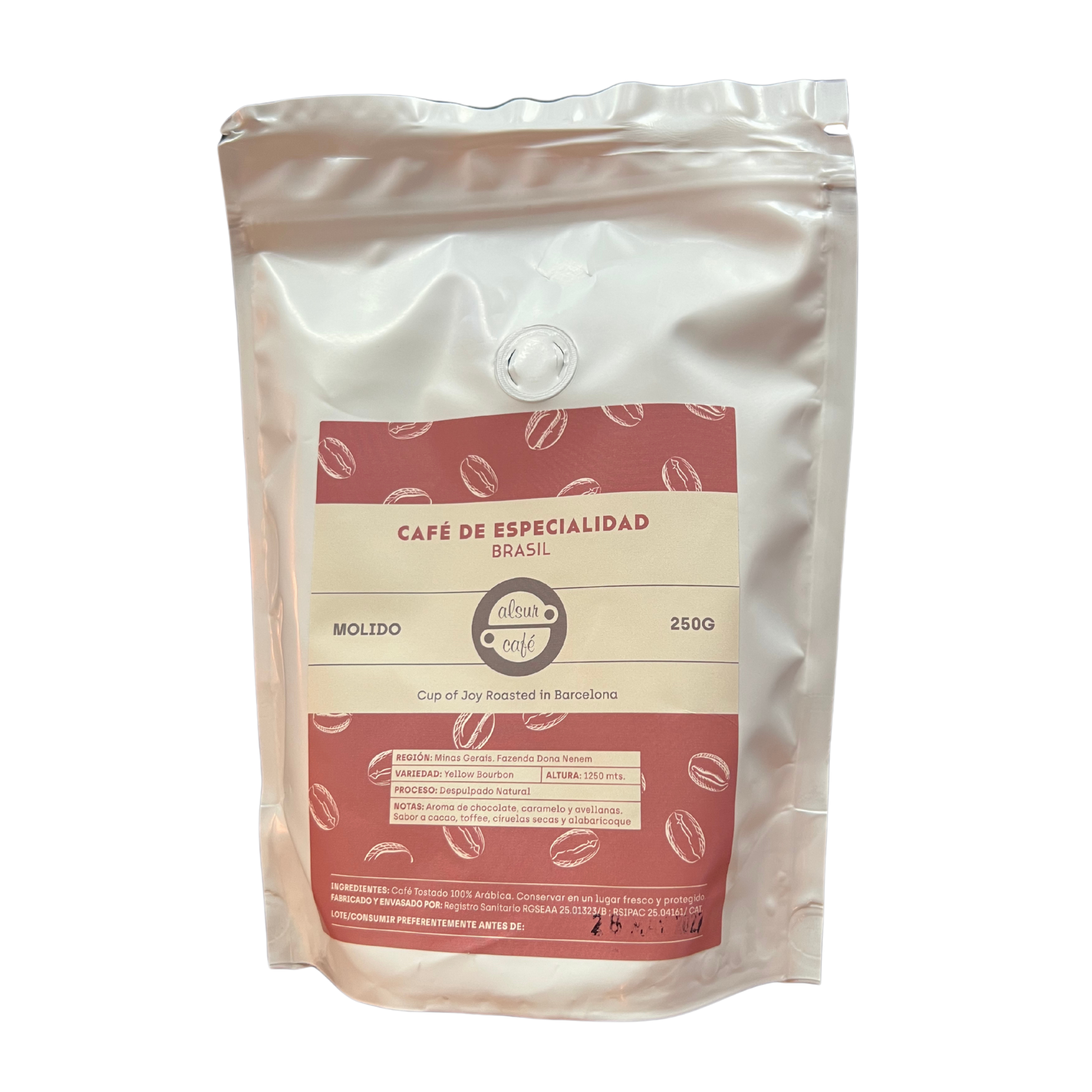 Café de especialidad Alsur.  Molido