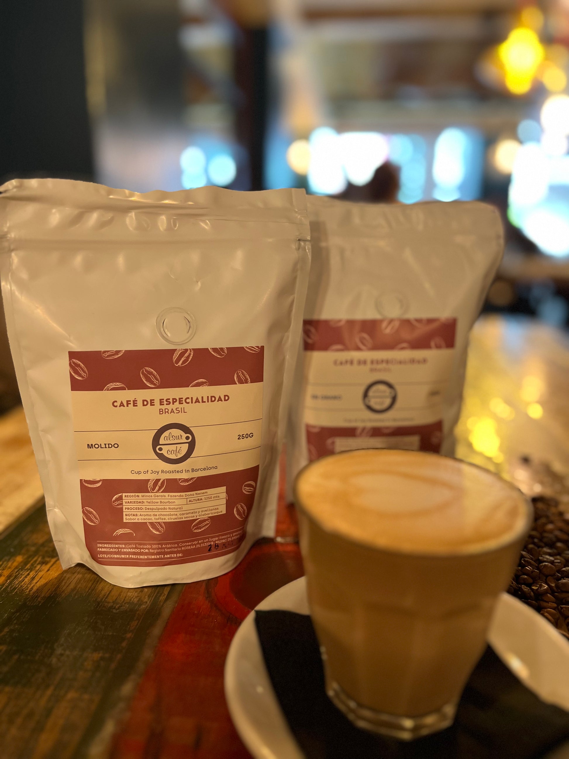 Café de especialidad Alsur.     En grano